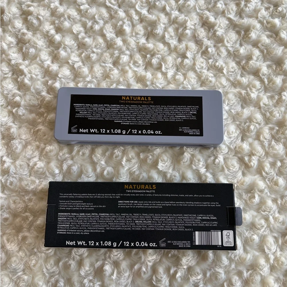 New Lacura Two Neutral Eyeshadow Palette with Brush